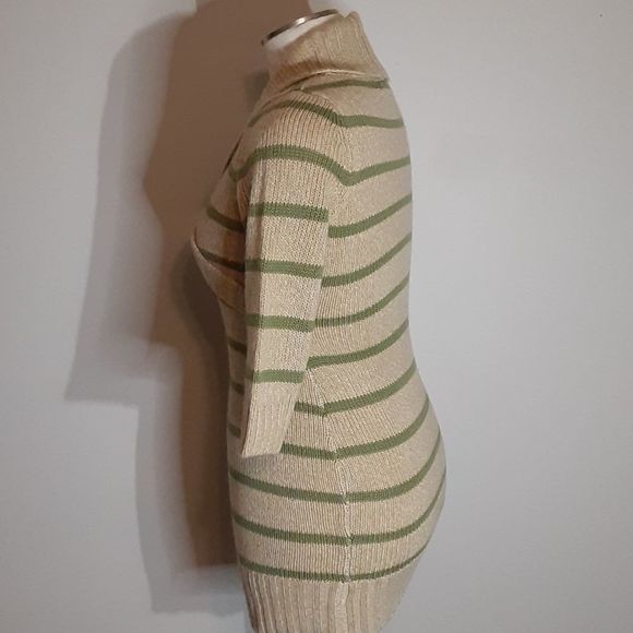 Pink Rose Petite Tan Sweater Dress - Picture 3 of 6